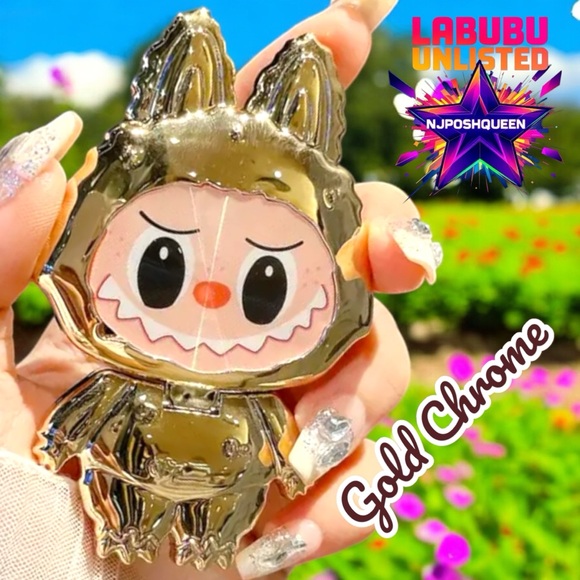 LABUBU Foldable Rotating Phone Stand with Mirror & Surprise Bonus Gift - Picture 7 of 11